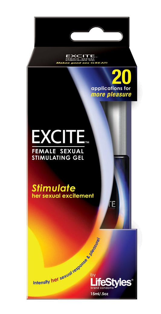 Lifestyles Excite Female Sexual Stimulating Gel - 15 ml / 0.5 Oz. - Not Very Vanilla