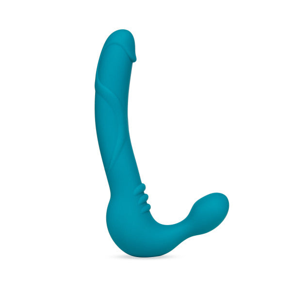 Temptasia - Luna - Strapless Silicone Dildo - Teal - Not Very Vanilla