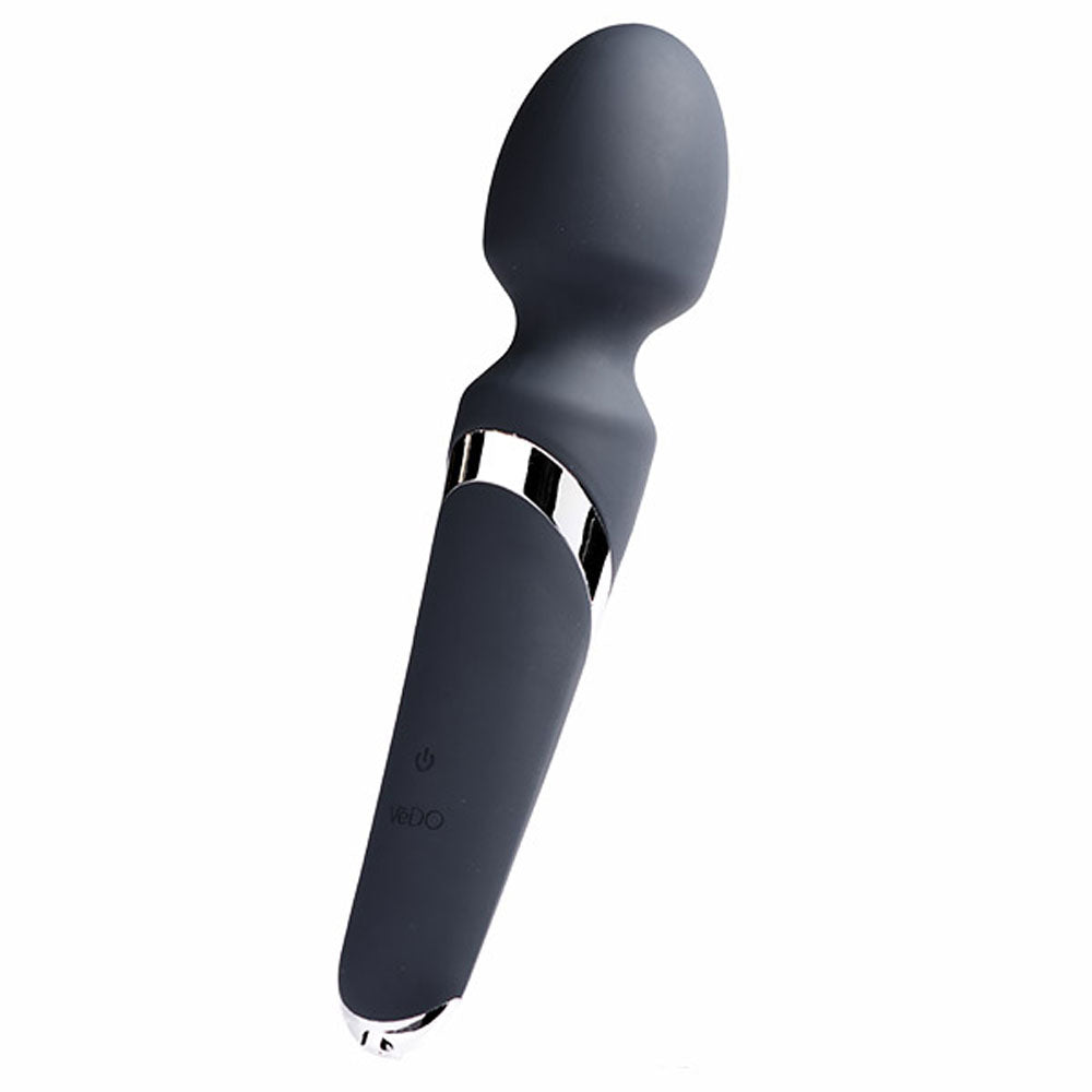 Wanda Rechargeable Wand - Just Black - Not Very Vanilla