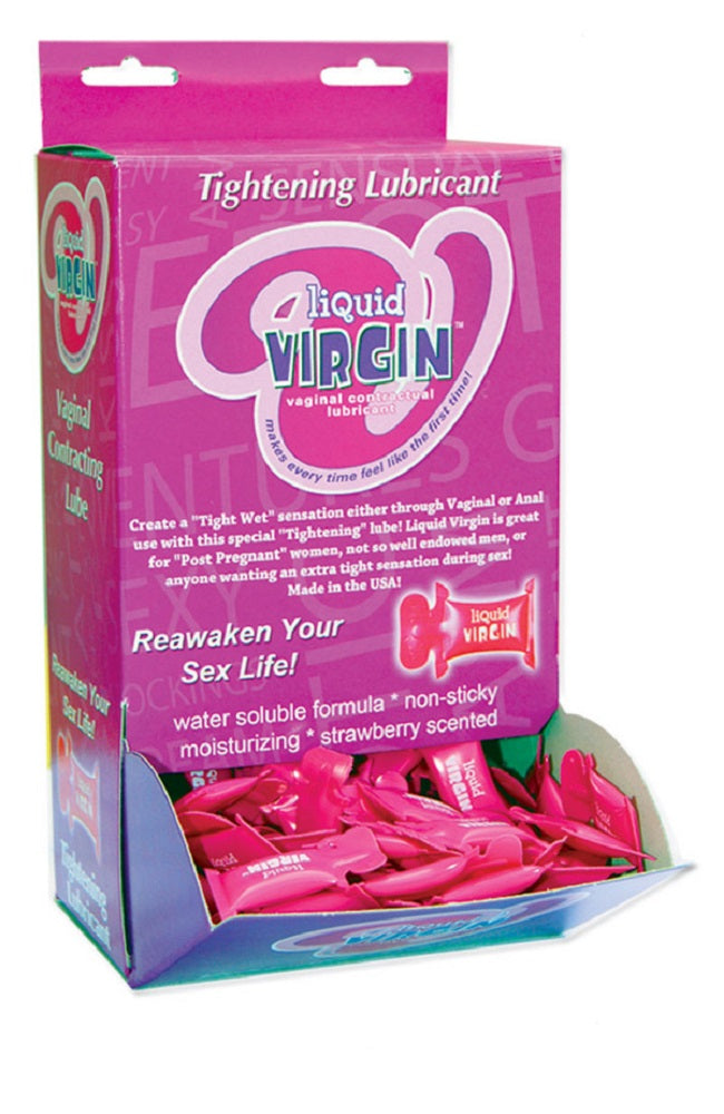 Liquid Virgin Contracting Lubricant 2cc Pillow Packs 144 Piece Bowl - Not Very Vanilla