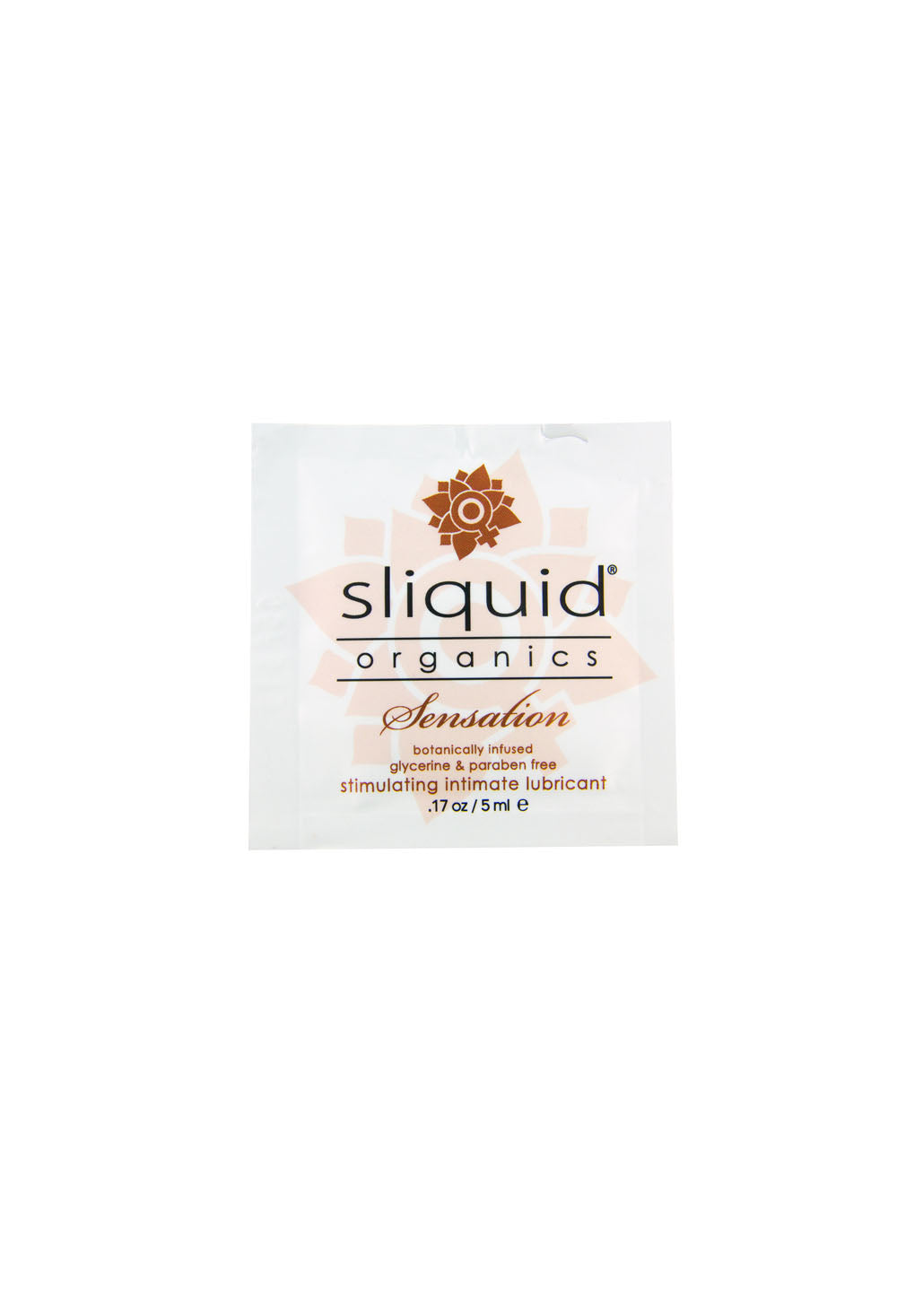 Sliquid Organics Sensations Pillow Pack p.o.p .17 Fl. Oz. - 60 Count Display - Not Very Vanilla