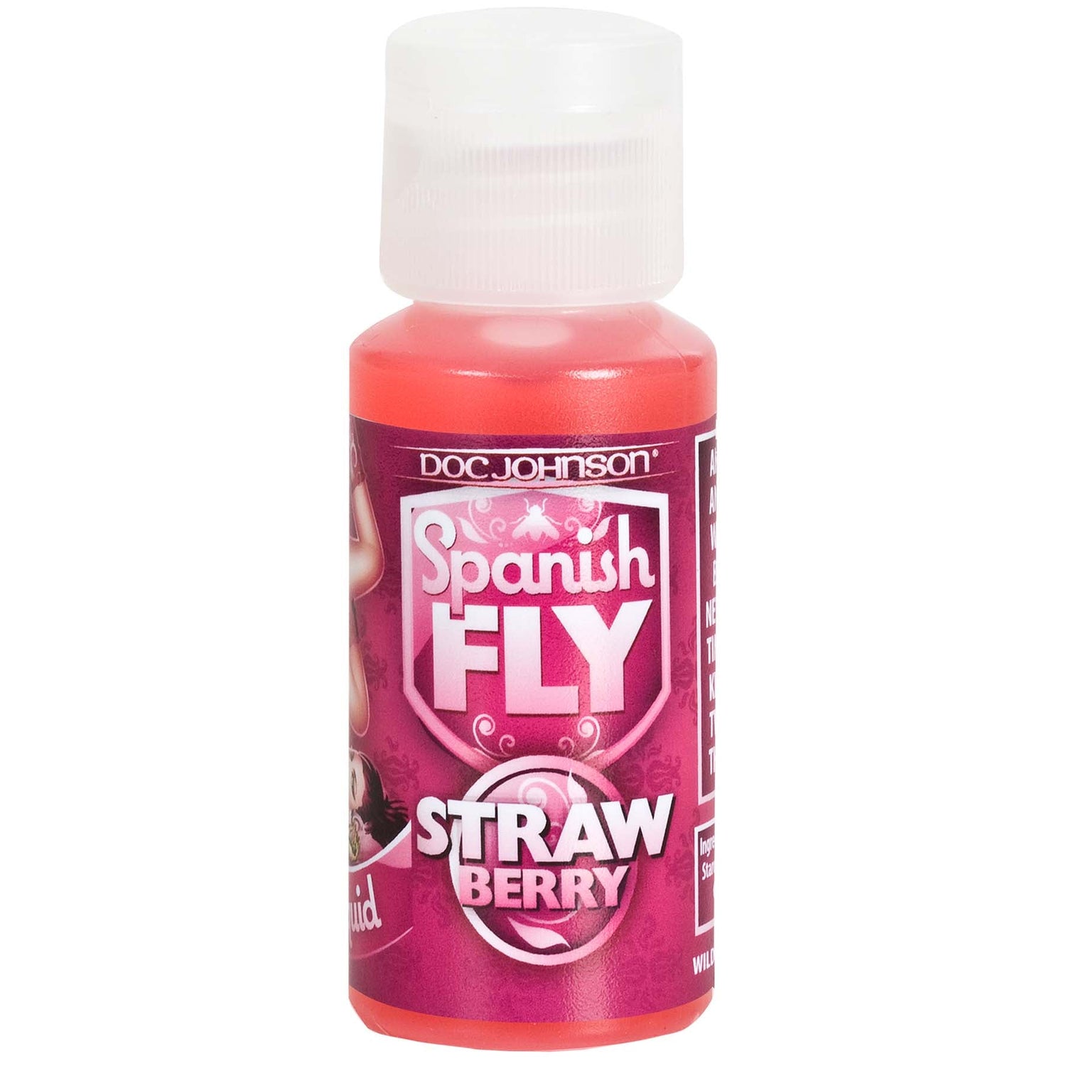 Spanish Fly Sex Drops- 1 Fl. Oz. - Wild Strawberry - Not Very Vanilla