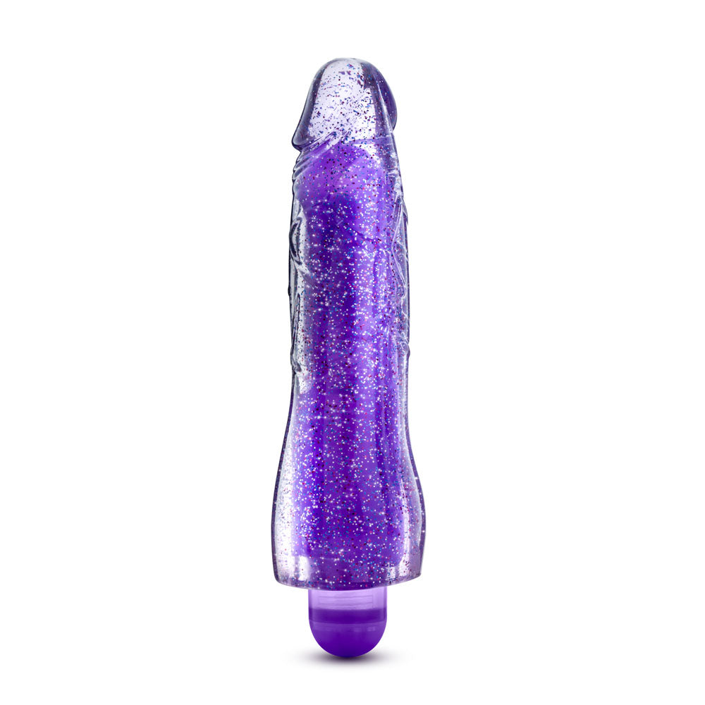 Glow Dicks - Molly Glitter Vibrator - Purple - Not Very Vanilla