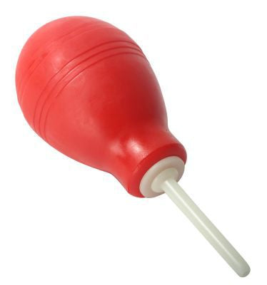 Enema Cleansing Bulb - Red - Not Very Vanilla