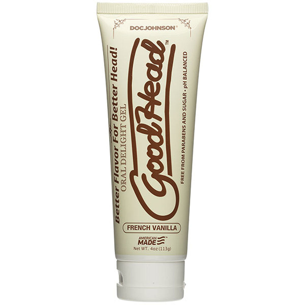 Goodhead - Oral Delight Gel - 4 Oz Tube - French Vanilla - Not Very Vanilla