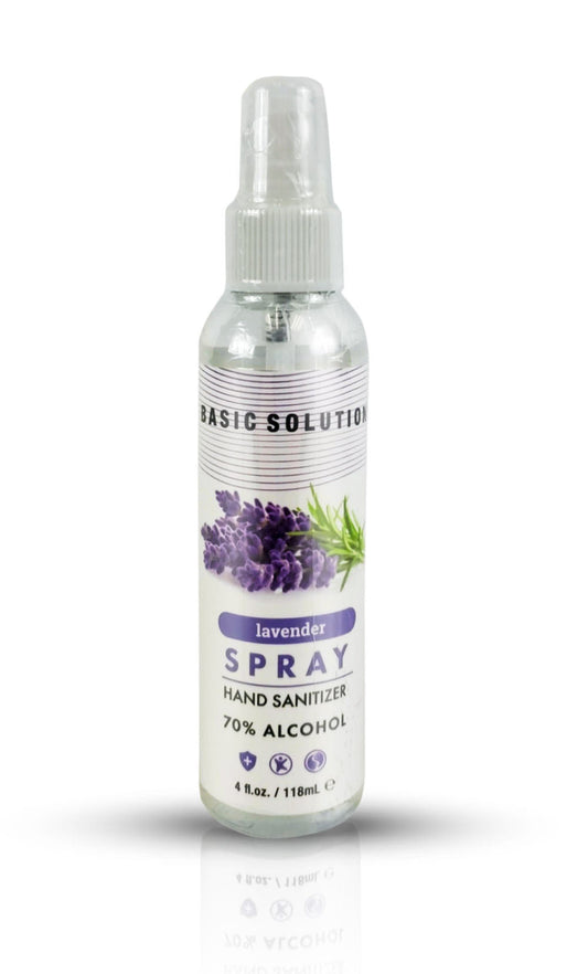 Basic Solutions Hand Sanitizer Spray - Lavender - 4 Oz. - Not Very Vanilla