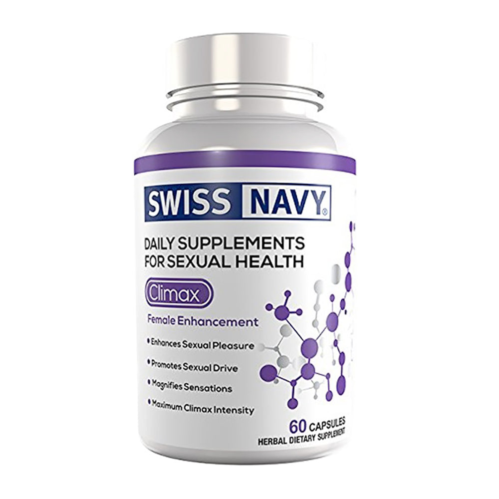 Swiss Navy Climax Female Enhancement - 60 Capsules - Not Very Vanilla