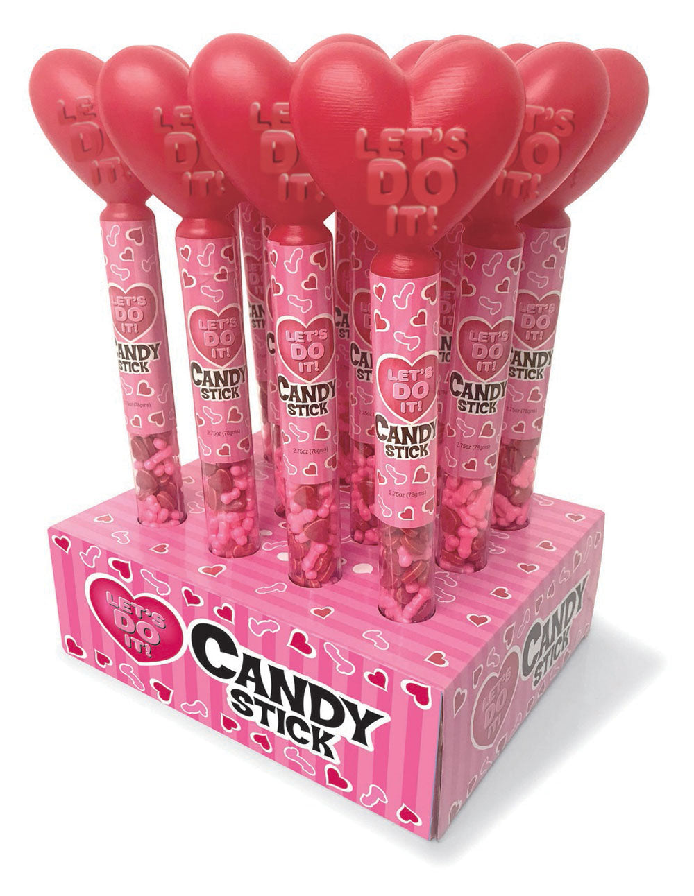 Let's Do It Candy Stick Display - 12 Count - Not Very Vanilla