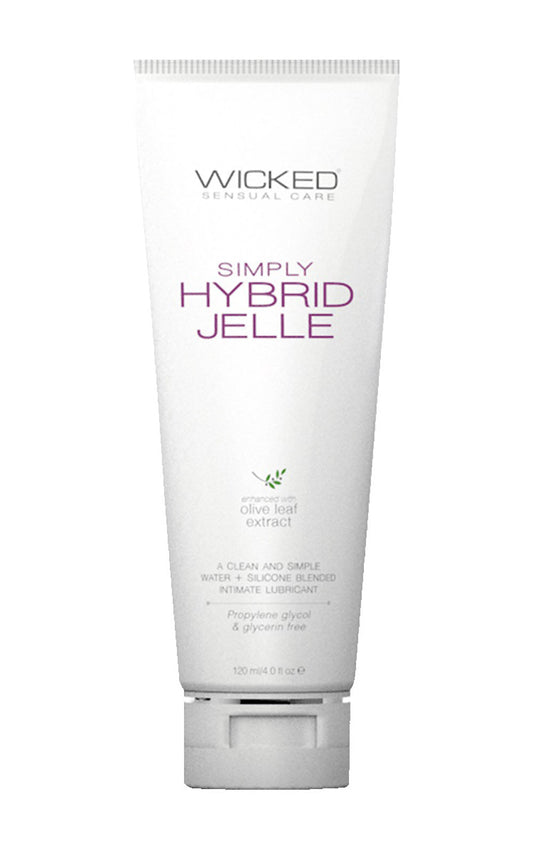 Simply Hybrid Jelle Fragrance Free Lubricant - 4 Fl. Oz. - Not Very Vanilla