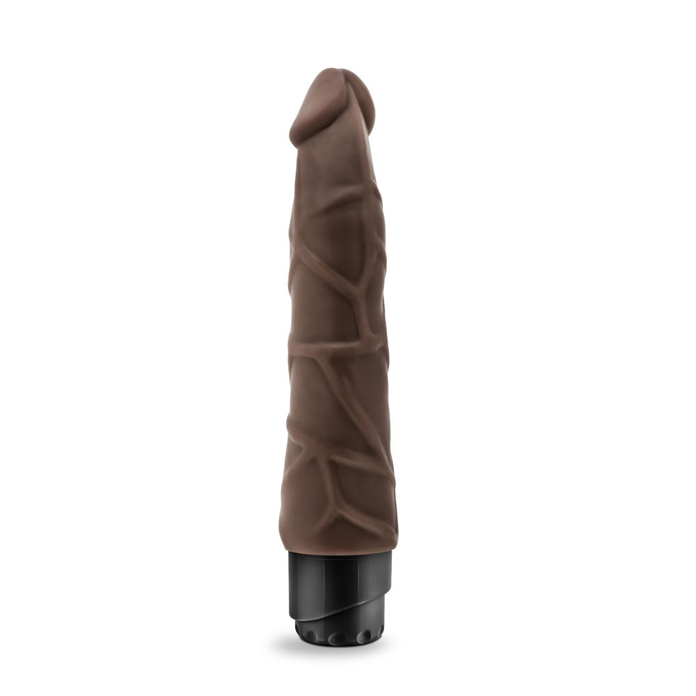 Dr. Skin - Cock Vibe 1 - 9 Inch Vibrating Cock - Chocolate - Not Very Vanilla