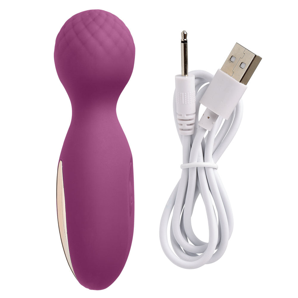 Cloud 9 Health and Wellness Flexi-Massager Rechargeable Wand - Purple - Not Very Vanilla