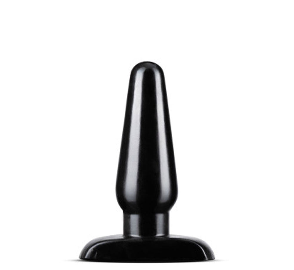 Anal Adventures - Basic Anal Plug - Medium - Black - Not Very Vanilla