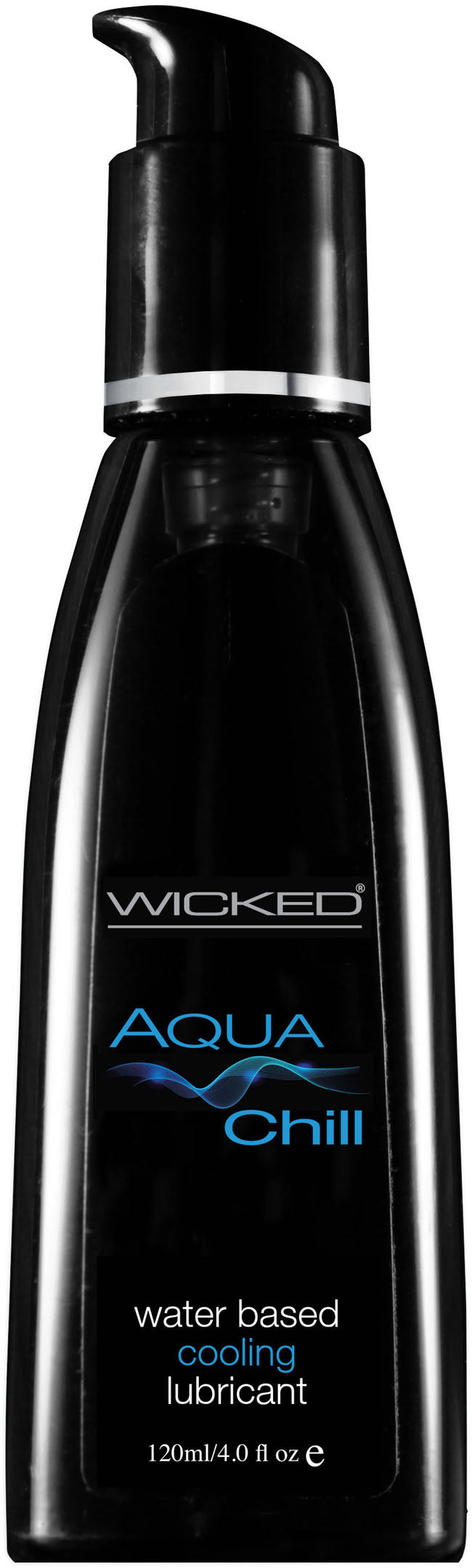 Wicked Aqua Chill Water Based Cooling Lubricant 4.0 Fl Oz. / 120 ml - Not Very Vanilla