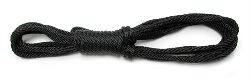 Bondage Rope 25 Inches - Black - Not Very Vanilla