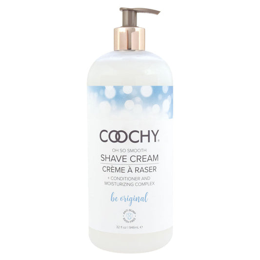 Coochy Shave Cream Be Original 32 Oz - Not Very Vanilla