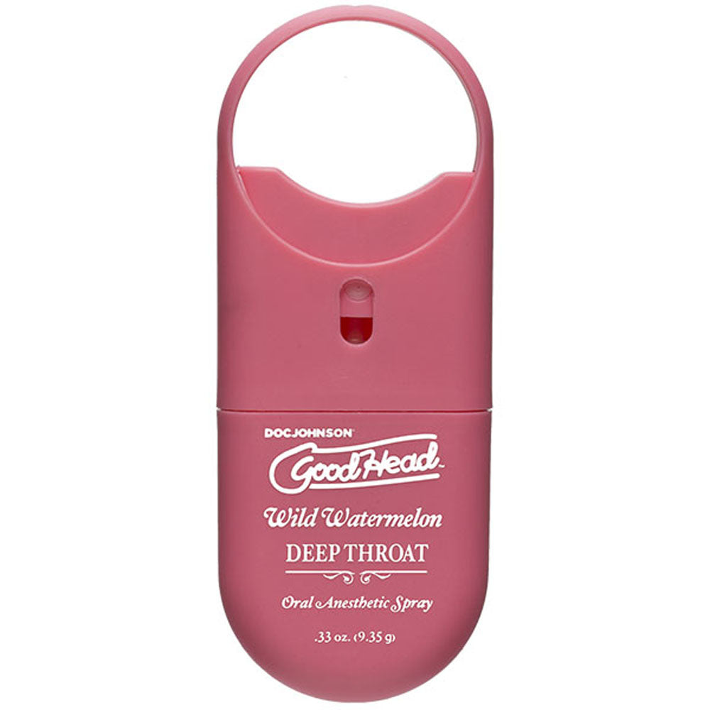 Goodhead - Deep Throat Spray to-Go - Wild Watermelon - .33 Oz. - Not Very Vanilla