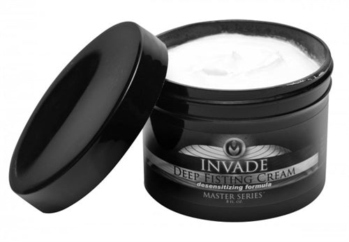 Invade Deep Fisting Cream 8 Oz - Not Very Vanilla