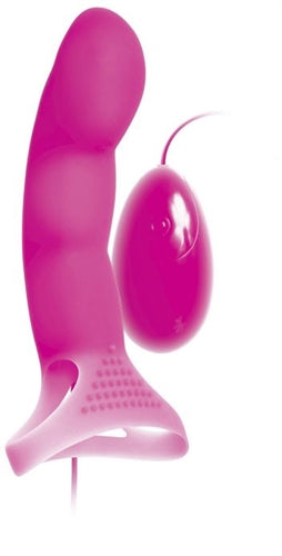 Adam and Eve Silicone G-Spot Touch Finger Vibrator - Pink - Not Very Vanilla