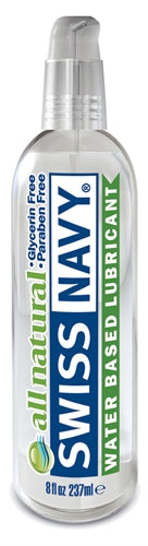 Swiss Navy Premium All Natural Lubricant - 8 Oz. - Not Very Vanilla