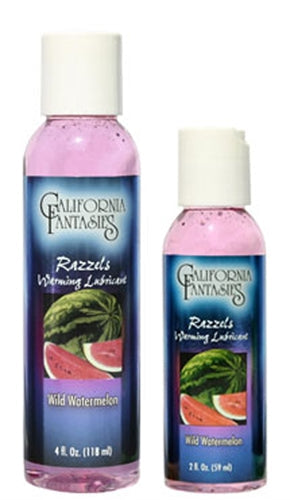 Razzels Warming Lubricant - Wild Watermelon - 4 Oz. Bottle - Not Very Vanilla