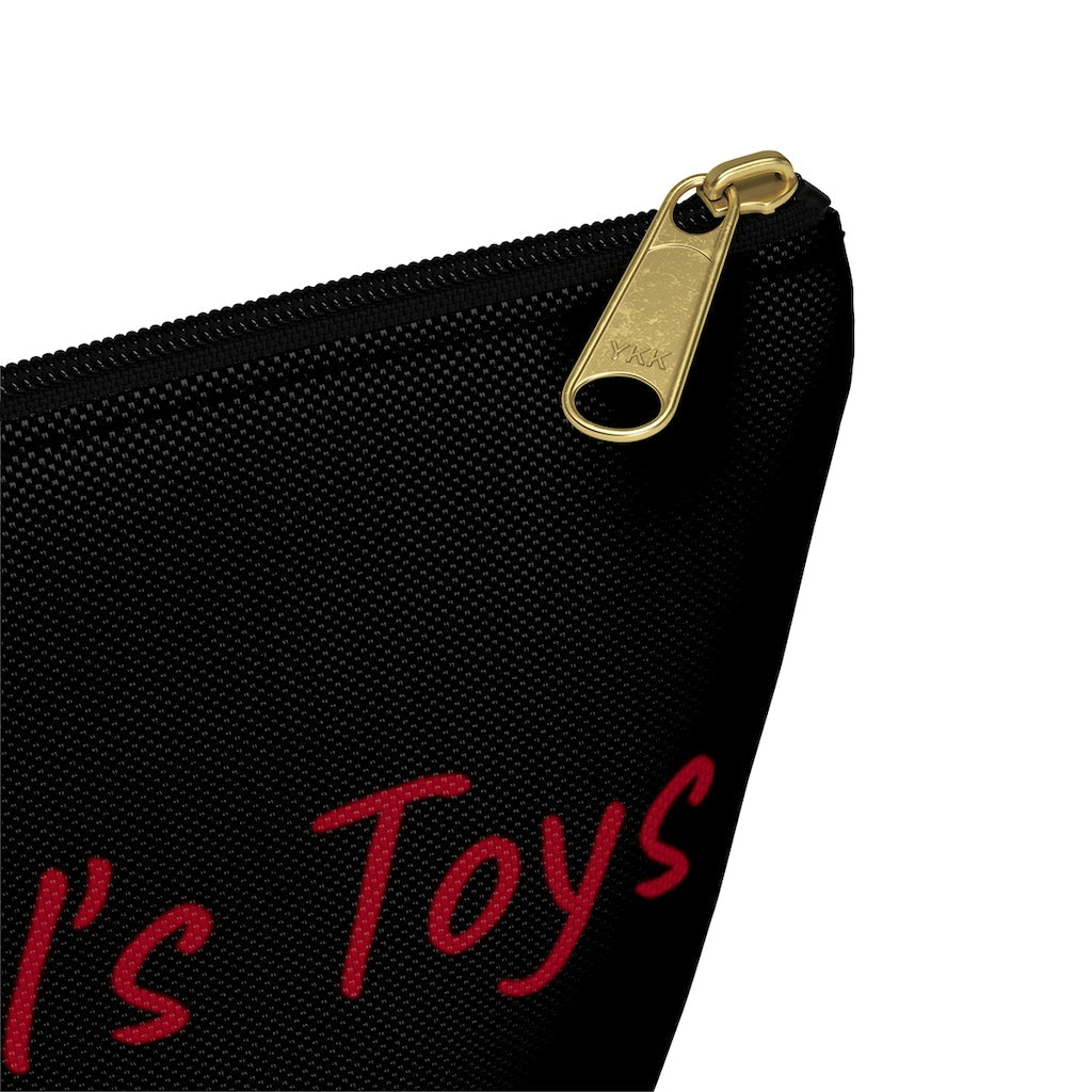 T-bottom Toy Pouch - Black (Baby Girl’s Toys) - Not Very Vanilla