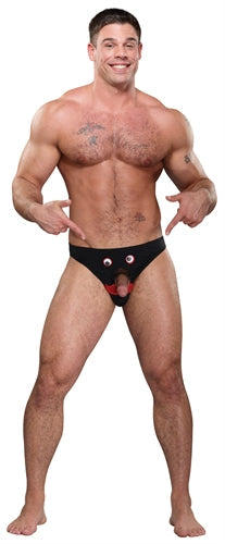 Mr. Nose Bikini - One Size - Black - Not Very Vanilla