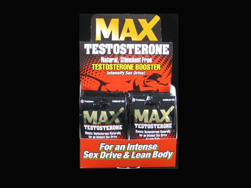 Max Testosterone - 24 Count Display - 2 Count Packets - Not Very Vanilla