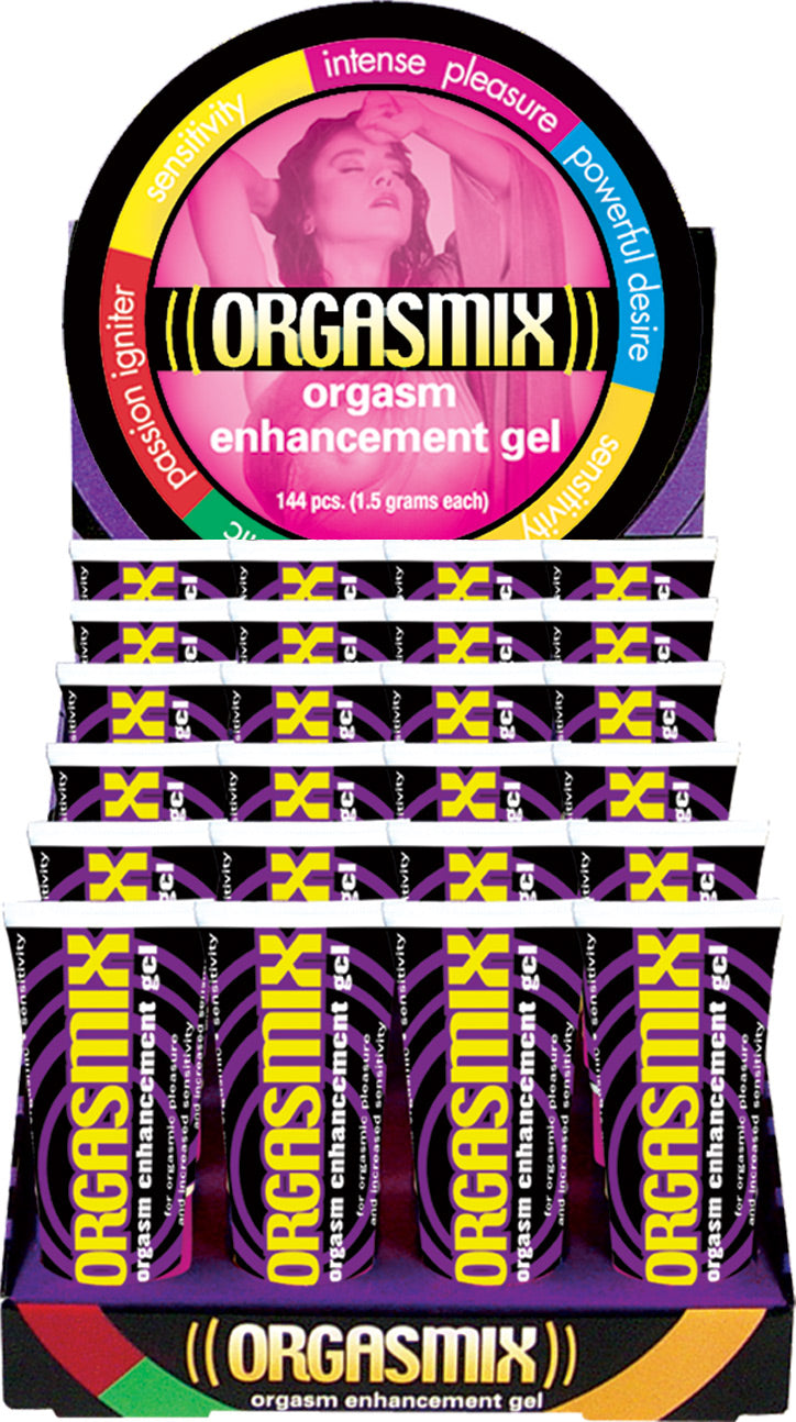 Orgasmix - 24 Piece Display - 1 Oz. Tubes - Not Very Vanilla