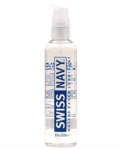 Swiss Navy Water-Based Lube - 8 Fl. Oz. - Not Very Vanilla