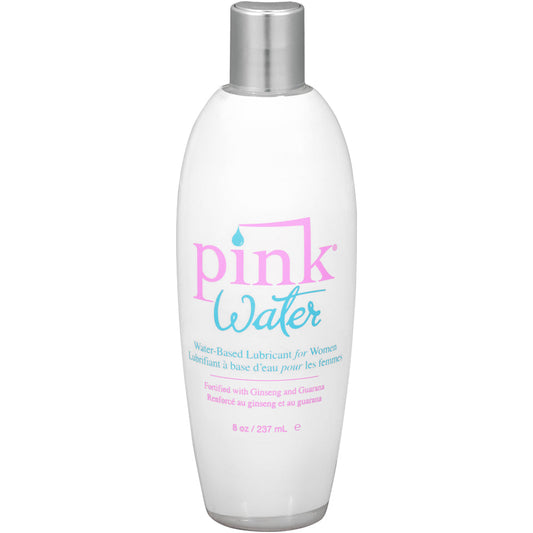 Pink Water Based Lubricant for Women 8 Oz Flip Top Bottle - Not Very Vanilla