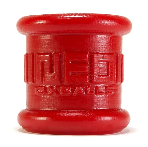 Neo 2 Inch Tall Ball Stretcher Squishy Silicone - Red - Not Very Vanilla