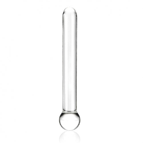 7 Inch Straight Glass Dildo - Not Very Vanilla