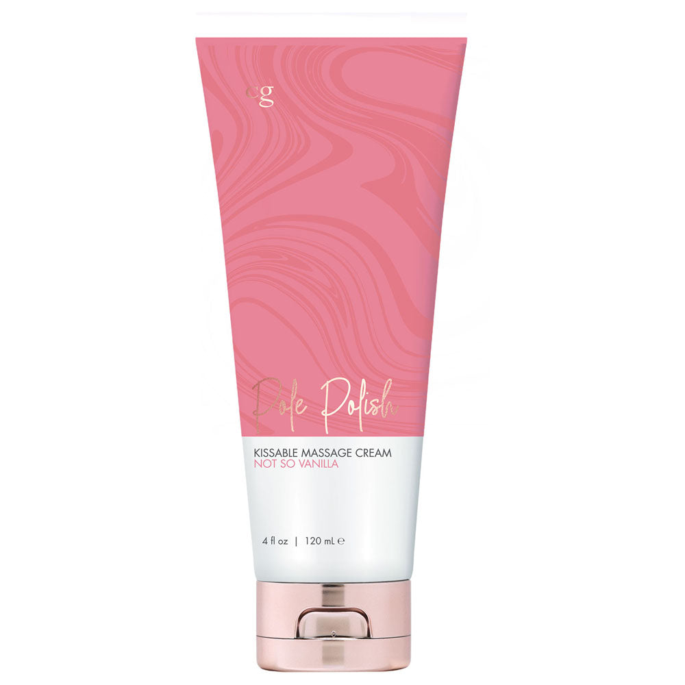 Pole Polish Kissable Massage Cream Not So Vanilla 4 Fl Oz. - Not Very Vanilla