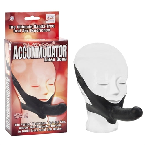 The Original Accomodator Latex Dong - Black - Not Very Vanilla