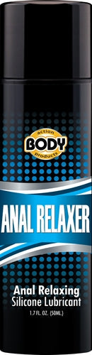 Body Action Anal Relaxer Silicone Lubricant 1.7 Oz - Not Very Vanilla