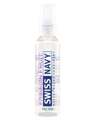 Swiss Navy Flavors Water Based Lubricant - Passion Fruit 4 Fl. Oz. - Not Very Vanilla