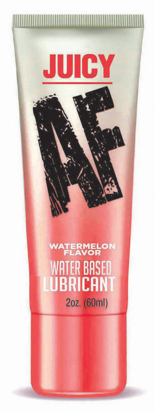 Juicy Af - Watermelon Water Based Flavored Lubricant - 2 Oz - Not Very Vanilla