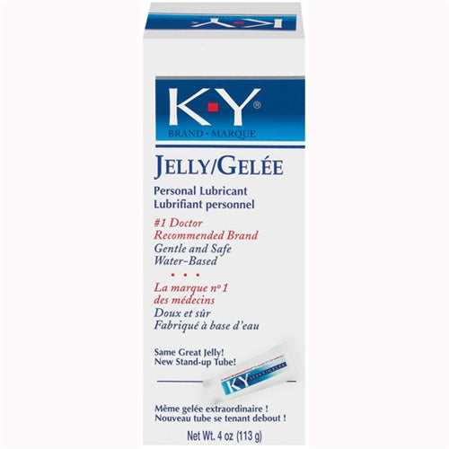 K-Y Jelly 4 Oz Tube - Large - Not Very Vanilla