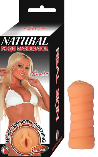 Natural Pocket Masturbator Scarlet - Flesh - Not Very Vanilla