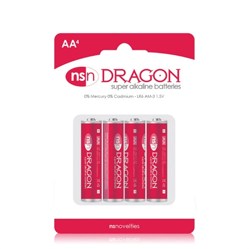 Dragon - Alkaline Batteries - AA - 4 Pack - Not Very Vanilla