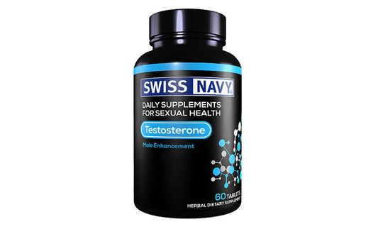 Swiss Navy Testosterone Male Enchancement - 60 Ct - Not Very Vanilla