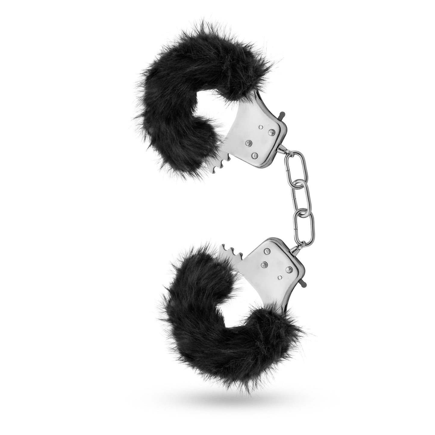 Temptasia - Plush Fur Cuffs - Black - Not Very Vanilla