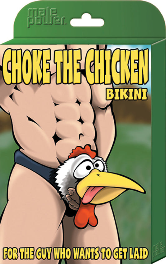 Choke the Chicken Bikini - One Size - Black - Not Very Vanilla