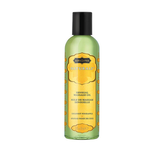 Naturals Massage Oil - Coconut Pineapple - 2 Fl Oz (59 ml) - Not Very Vanilla