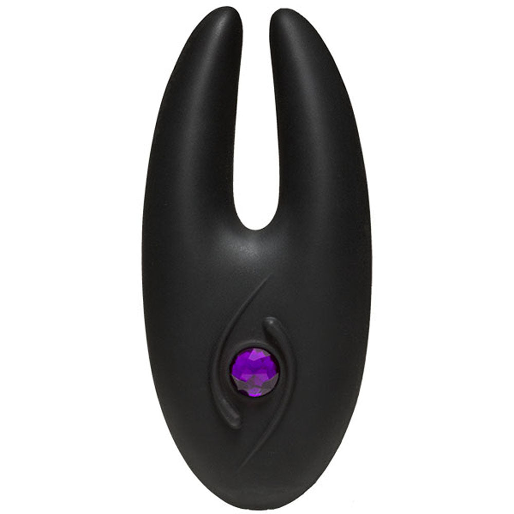 Body Bling - Clit Cuddler Mini-Vibe in Second Skin Silicone - Purple - Not Very Vanilla