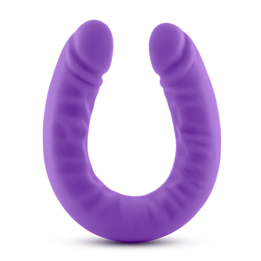 Ruse - 18 Inch Silicone Slim Double Dong - Purple - Not Very Vanilla