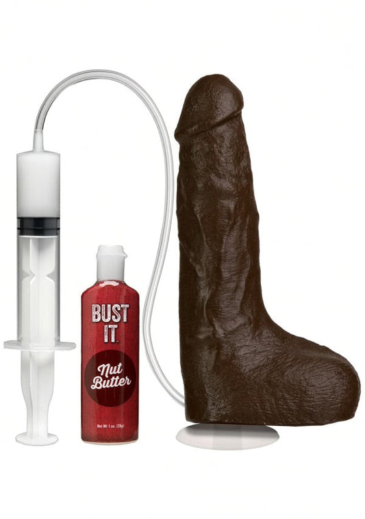 Bust It Squirting Realistic Cock Black - Not Very Vanilla