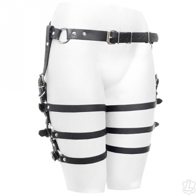 Thigh Harness With Belt - Special Order - Not Very Vanilla