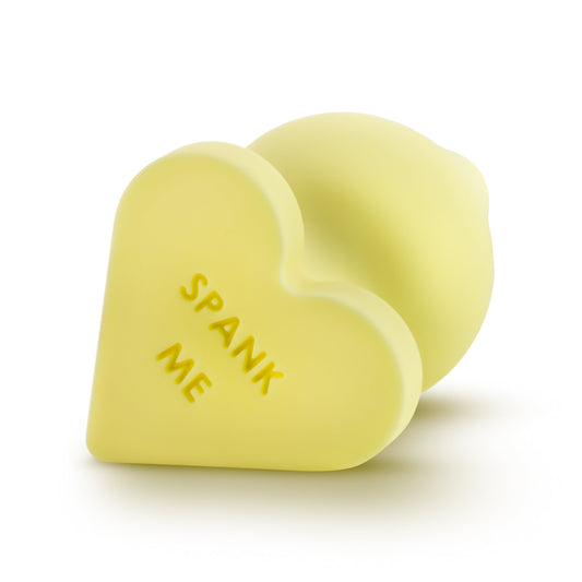 Naughty Candy Heart - Spank Me - Yellow - Not Very Vanilla