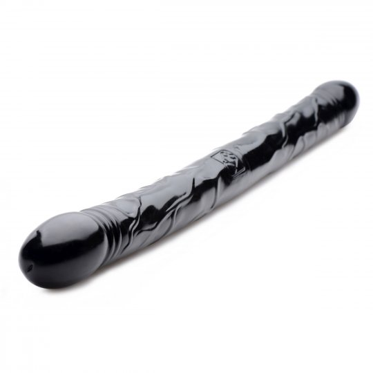 Double Ended Black Dildo - Not Very Vanilla